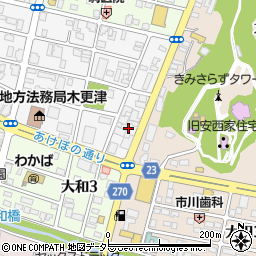 千葉県木更津市東中央3丁目3周辺の地図