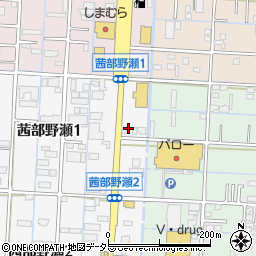 熊沢薬手院周辺の地図