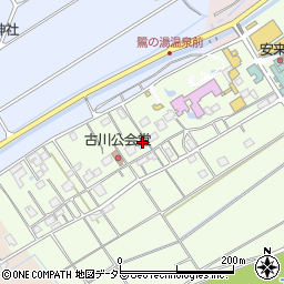 島根県安来市古川町243周辺の地図