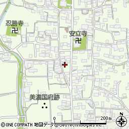 岐阜県不破郡垂井町府中2424周辺の地図