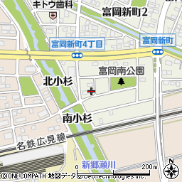 愛知県犬山市富岡新町4丁目17周辺の地図