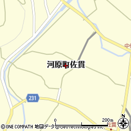 鳥取県鳥取市河原町佐貫周辺の地図
