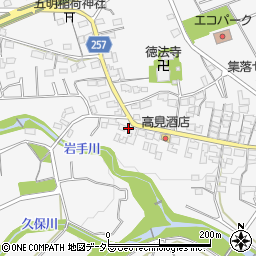 岐阜県不破郡垂井町岩手2407周辺の地図