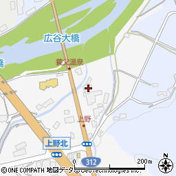 兵庫県養父市上野1070周辺の地図