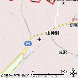 愛知県犬山市今井山神洞周辺の地図