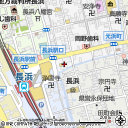 協同組合長浜専門店会周辺の地図