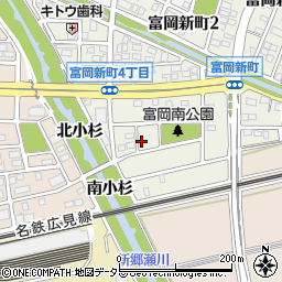 愛知県犬山市富岡新町4丁目19周辺の地図