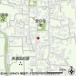 岐阜県不破郡垂井町府中2432周辺の地図