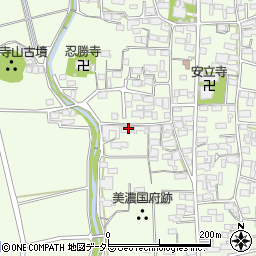 岐阜県不破郡垂井町府中1859-3周辺の地図
