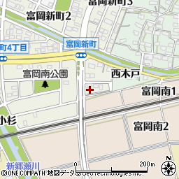 愛知県犬山市富岡新町4丁目97周辺の地図