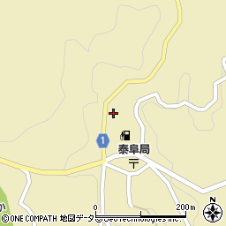 長野県下伊那郡泰阜村3440-7周辺の地図