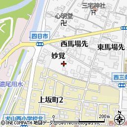 愛知県犬山市犬山妙覚周辺の地図