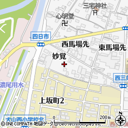 愛知県犬山市犬山（妙覚）周辺の地図