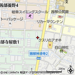 ＴＯＡ株式会社　岐阜営業所周辺の地図