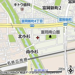 愛知県犬山市富岡新町4丁目16周辺の地図