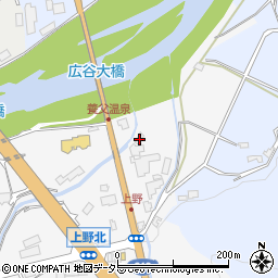 兵庫県養父市上野1072周辺の地図