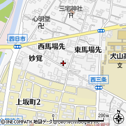 愛知県犬山市犬山西馬場先15-4周辺の地図