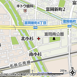 愛知県犬山市富岡新町4丁目14周辺の地図