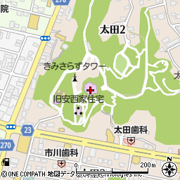 太田山公園周辺の地図
