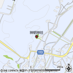 岐阜県多治見市大薮町1386-1周辺の地図