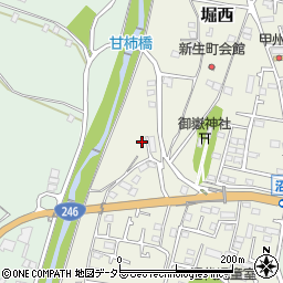 神奈川県秦野市堀西663-1周辺の地図