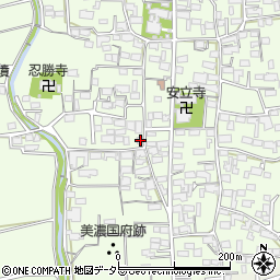 岐阜県不破郡垂井町府中2525-1周辺の地図