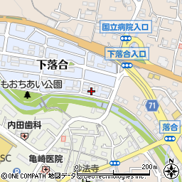神奈川県秦野市下落合1-4周辺の地図
