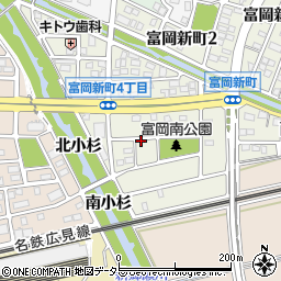 愛知県犬山市富岡新町4丁目周辺の地図