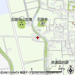 岐阜県不破郡垂井町府中2077-21周辺の地図