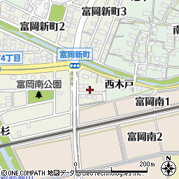 愛知県犬山市富岡新町4丁目92周辺の地図