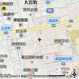 中日新聞長浜専売所津田新聞店周辺の地図