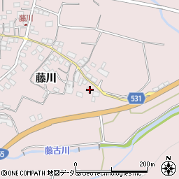 滋賀県米原市藤川1377周辺の地図