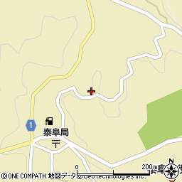 長野県下伊那郡泰阜村3214周辺の地図