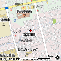 滋賀県長浜市南高田町602-1周辺の地図