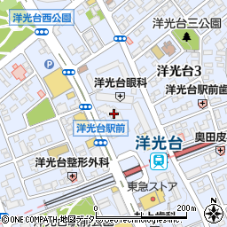 洋光台中央団地１３－４号棟周辺の地図