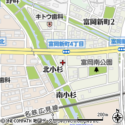 愛知県犬山市富岡新町4丁目2周辺の地図