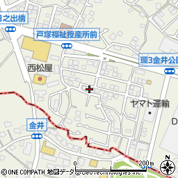 神奈川県横浜市戸塚区戸塚町1068周辺の地図
