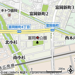 愛知県犬山市富岡新町4丁目33周辺の地図