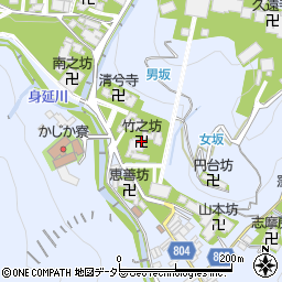 竹之坊周辺の地図