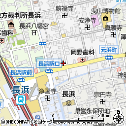 鳥喜多本店周辺の地図