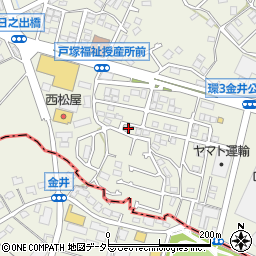 神奈川県横浜市戸塚区戸塚町1068-3周辺の地図