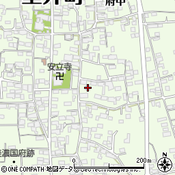 岐阜県不破郡垂井町府中2444周辺の地図