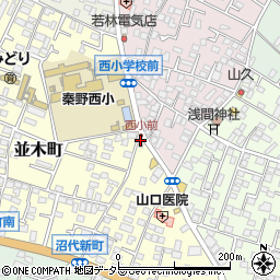 東京新聞　渋沢販売所周辺の地図