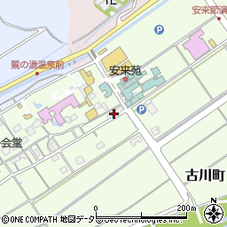 島根県安来市古川町428周辺の地図