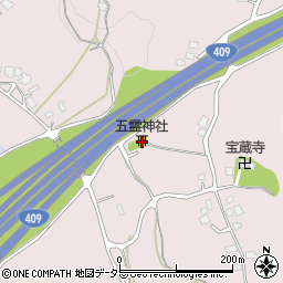 五霊神社周辺の地図