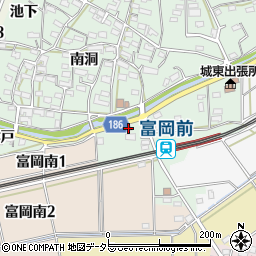 愛知県犬山市富岡前田166周辺の地図
