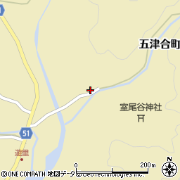 京都府綾部市五津合町寺内周辺の地図