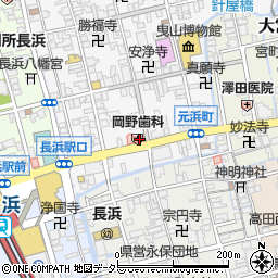 株式会社京都新聞社　長浜支局周辺の地図