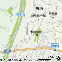 神奈川県秦野市堀西671周辺の地図
