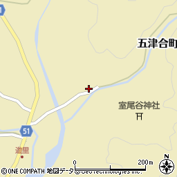 京都府綾部市五津合町（寺内）周辺の地図